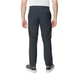 Çizgili Mat Polyamid Likralı Jogger Pantolon Siyah Siyah