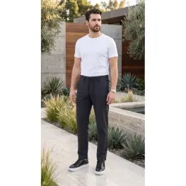 Likralı Jogger Erkek Pantolon  Siyah