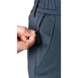 Polyamid Fermuarlı Yan Cep Pantolon  Lacivert