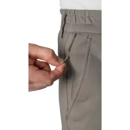 Polyamid Fermuarlı Yan Cep Pantolon  Vizon