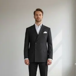 Kruvaze Takım Siyah Takım