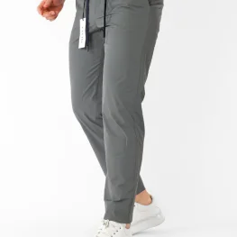 Regular Fit Kesim Yan Cep Polyamid Jogger Erkek Pantolon  Gri