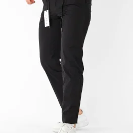 Regular Fit Kesim Yan Cep Polyamid Jogger Erkek Pantolon  Siyah