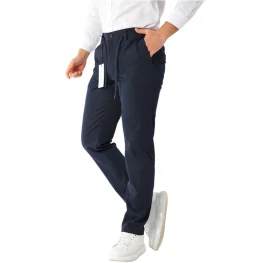 Regular Fit Kesim Yan Cep Jogger Erkek Pantolon  Likralı Lacivert