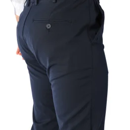 Regular Fit Kesim Yan Cep Jogger Erkek Pantolon  Likralı Lacivert