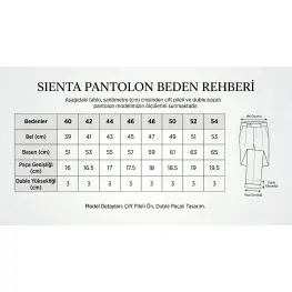 Slim Fit Dar Kesim Yan Cep Pileli Bej Kumaş Erkek Pantolon Lacivert